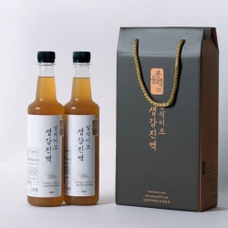 봉동생강진액선물세트 (500ml x 2병)